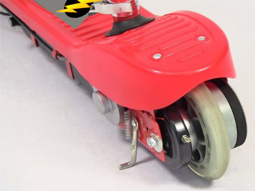 Red Kids Electric Scooter With Seat