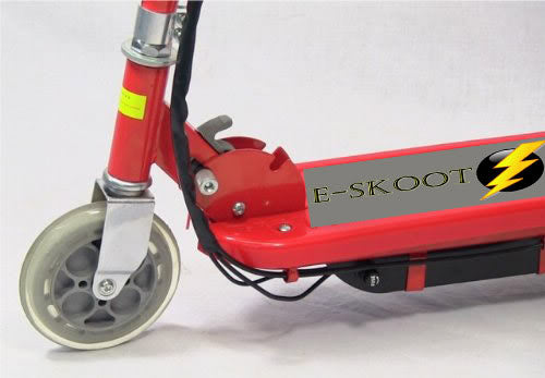 Red Kids Electric Scooter With Seat
