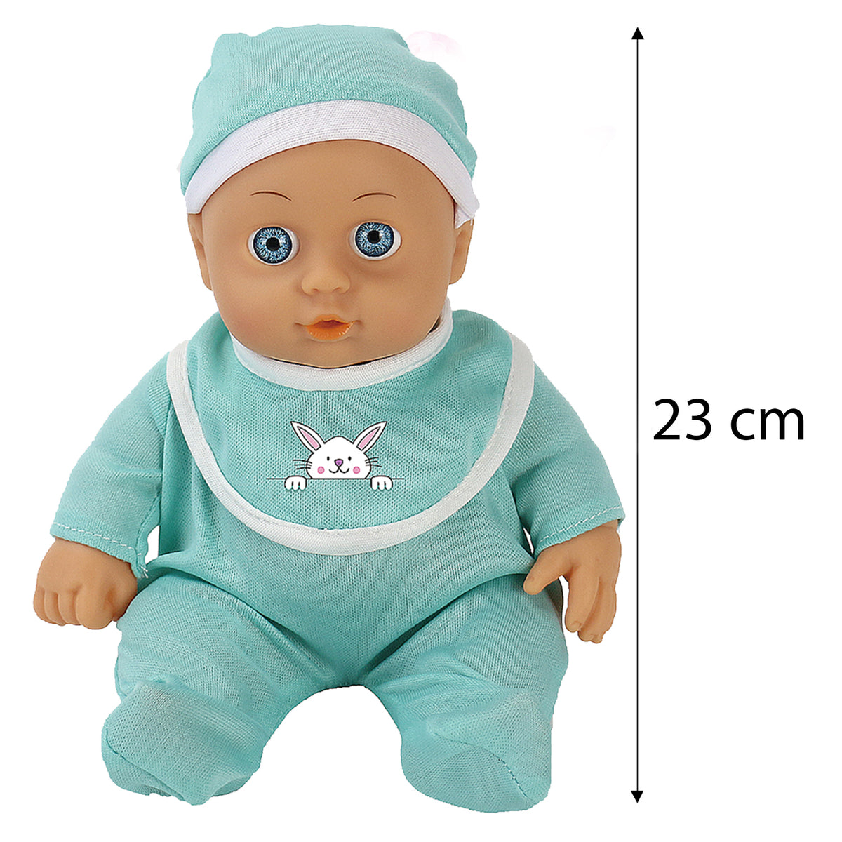 23cm Baby Doll with Accessories | Pink or Blue Set
