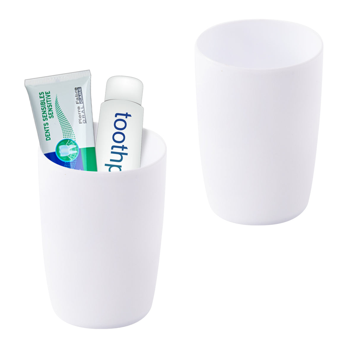 6 Piece Bathroom Accessory Set – White or Grey