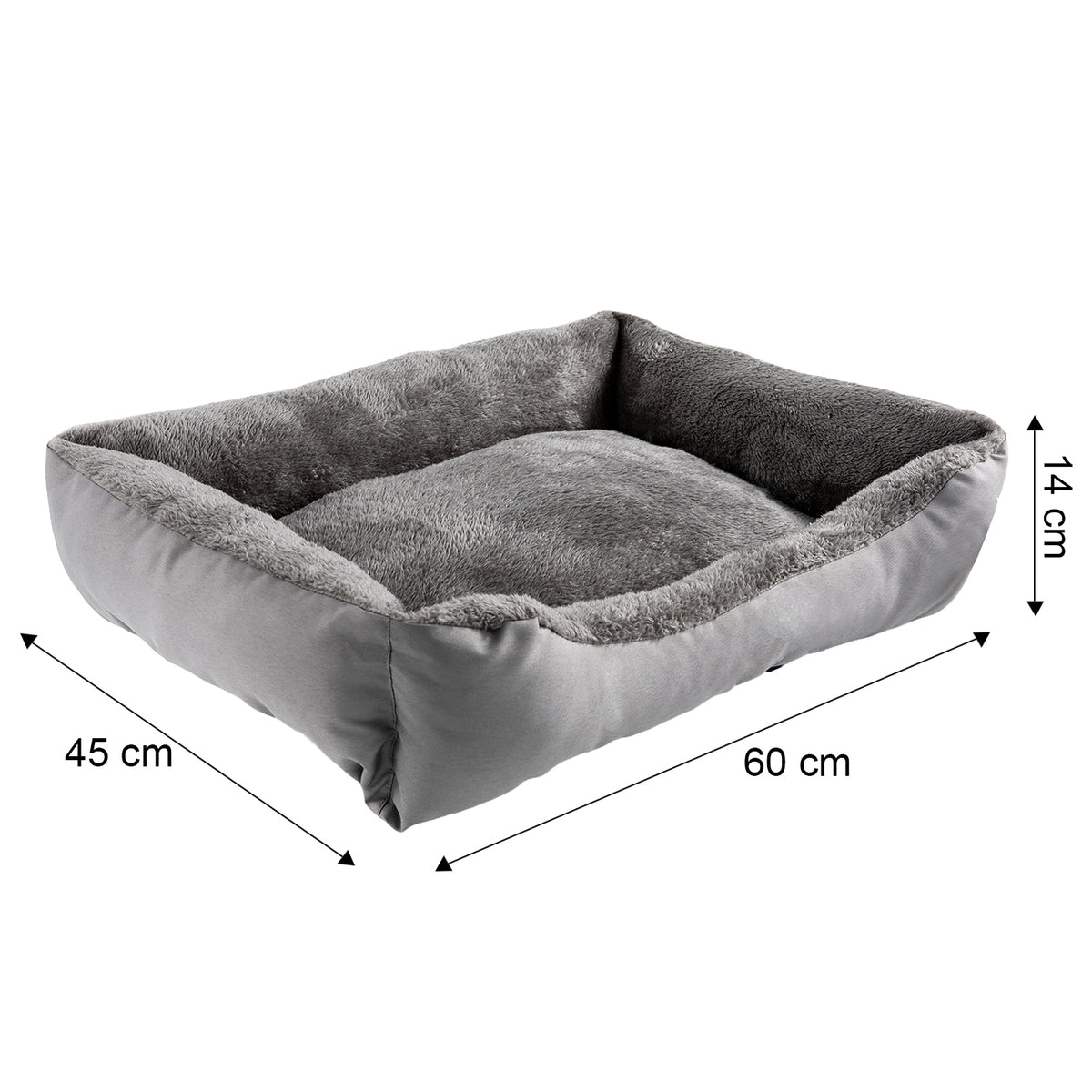 Soft Fleece Pet Bed for Dogs & Cats - Choose your Size & Colour