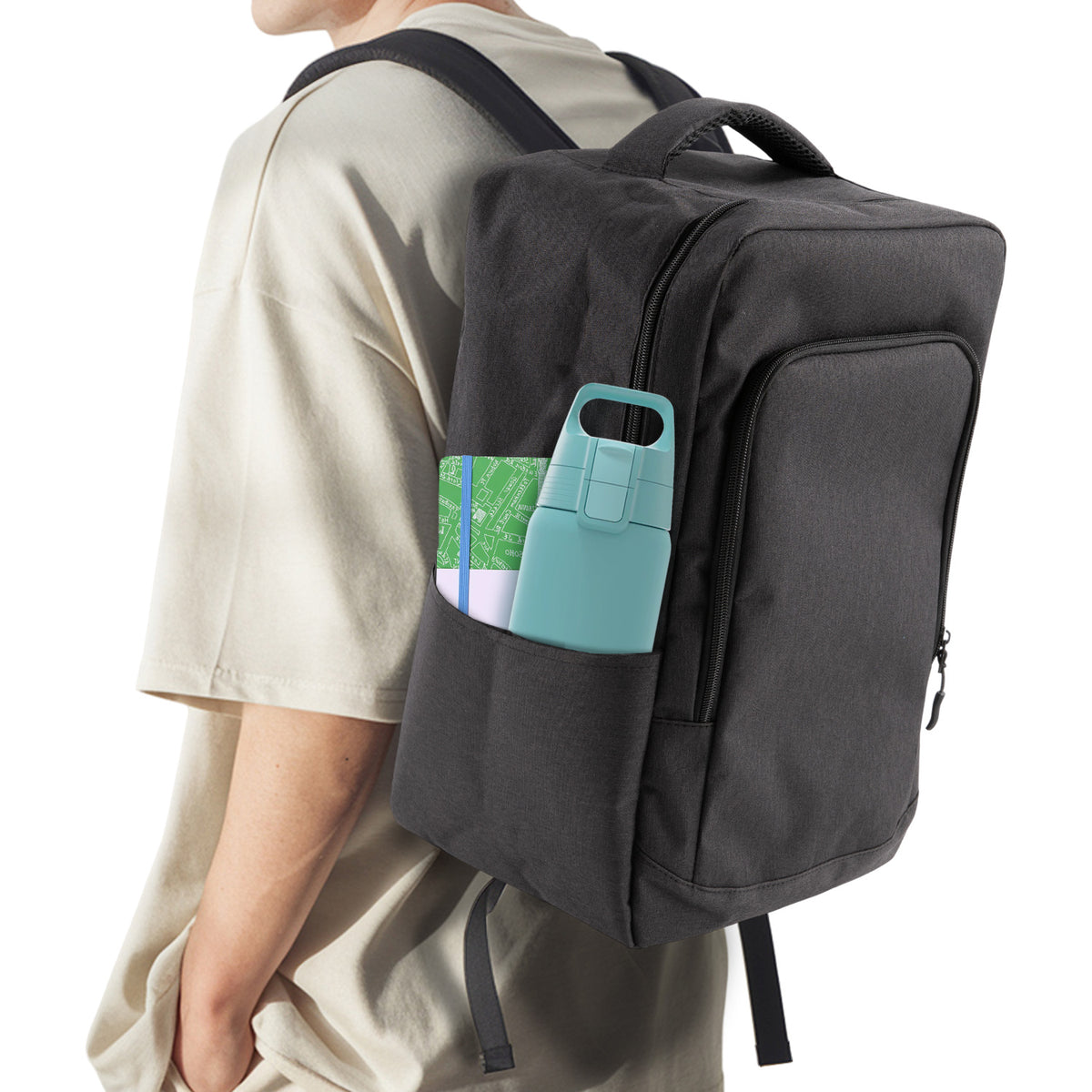 Underseat Cabin Backpack – Half Zip Fabric Pocket