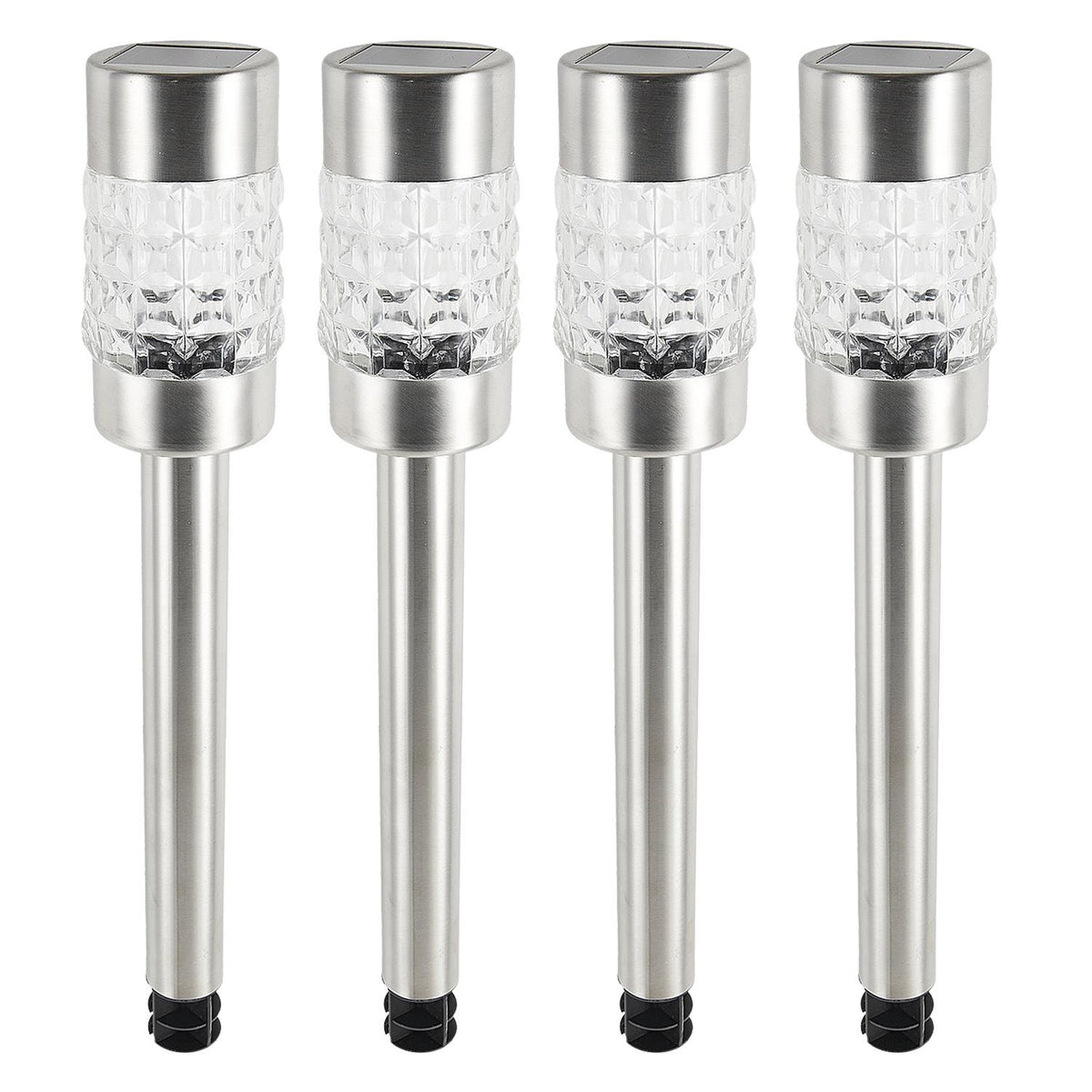Solar Bollard Stake Lights – Regular or Large |  Pack of 1, 2 or 4