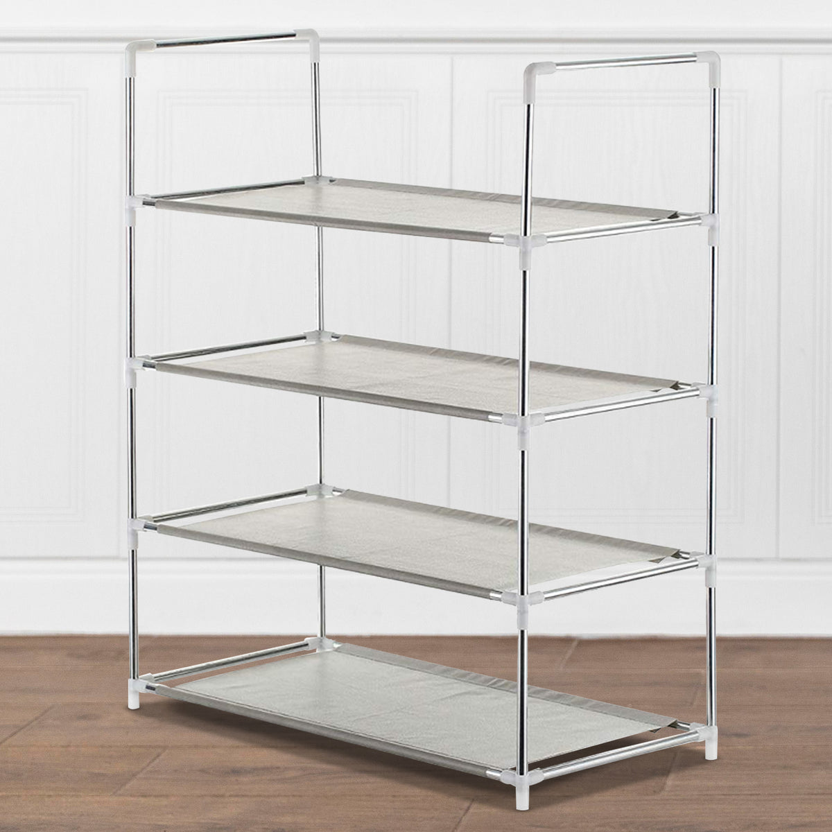4, 6 or 8 Tier Shoe Rack Storage Unit with Shelves