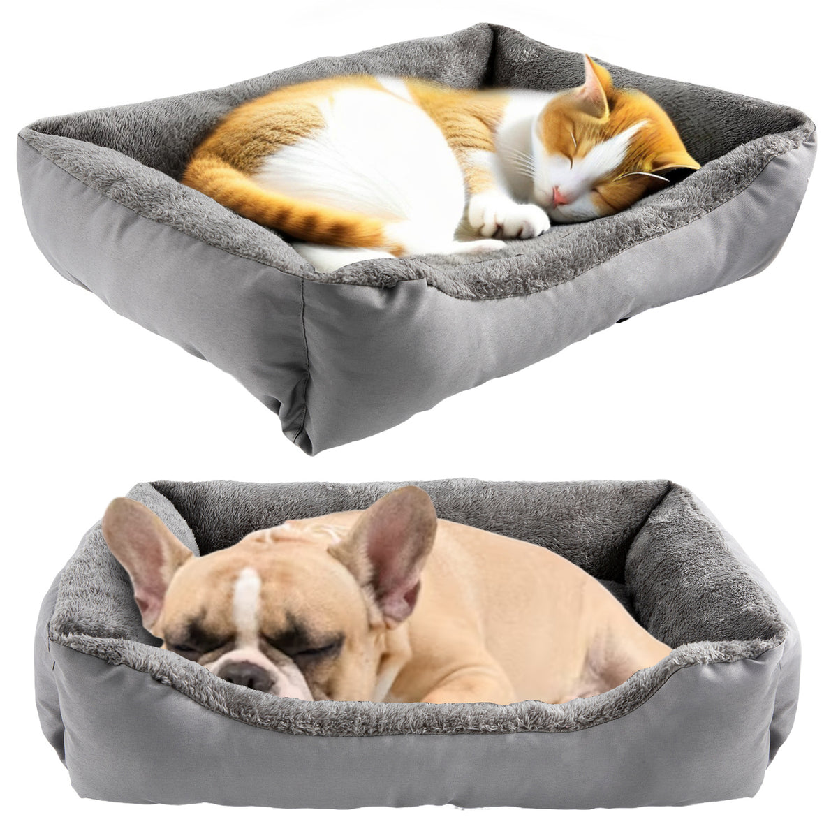 Soft Fleece Pet Bed for Dogs & Cats - Choose your Size & Colour