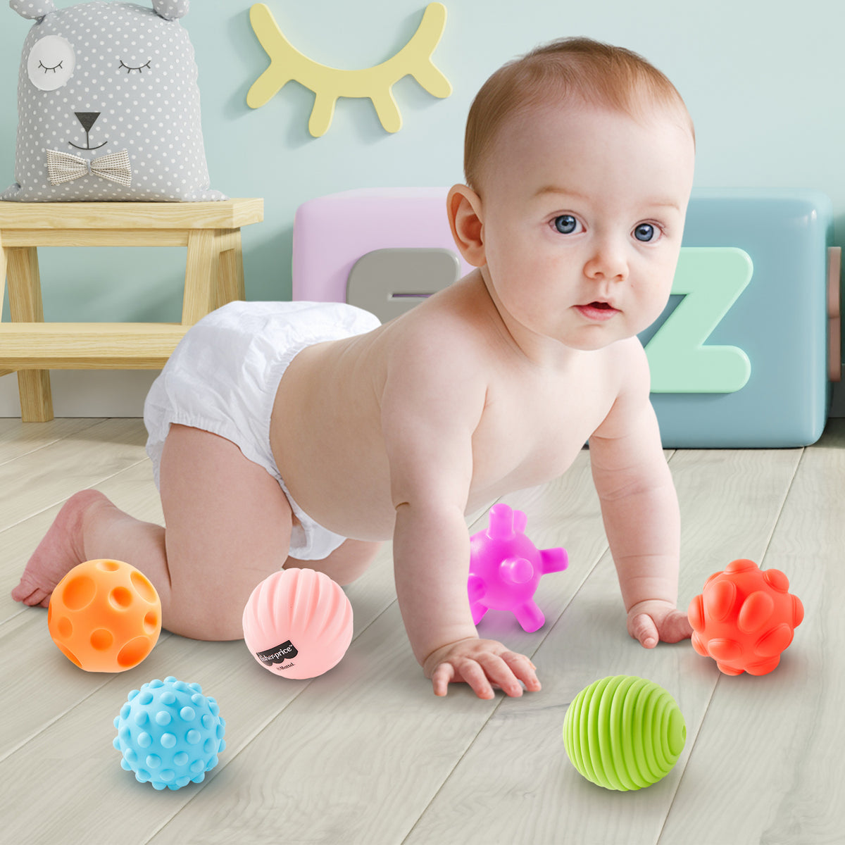 Fisher Price Multifunctional Sensory Ball Set