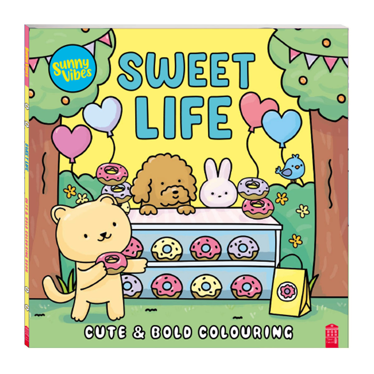 Sunny Vibes Cute & Bold Cosy Colouring Book Bundle