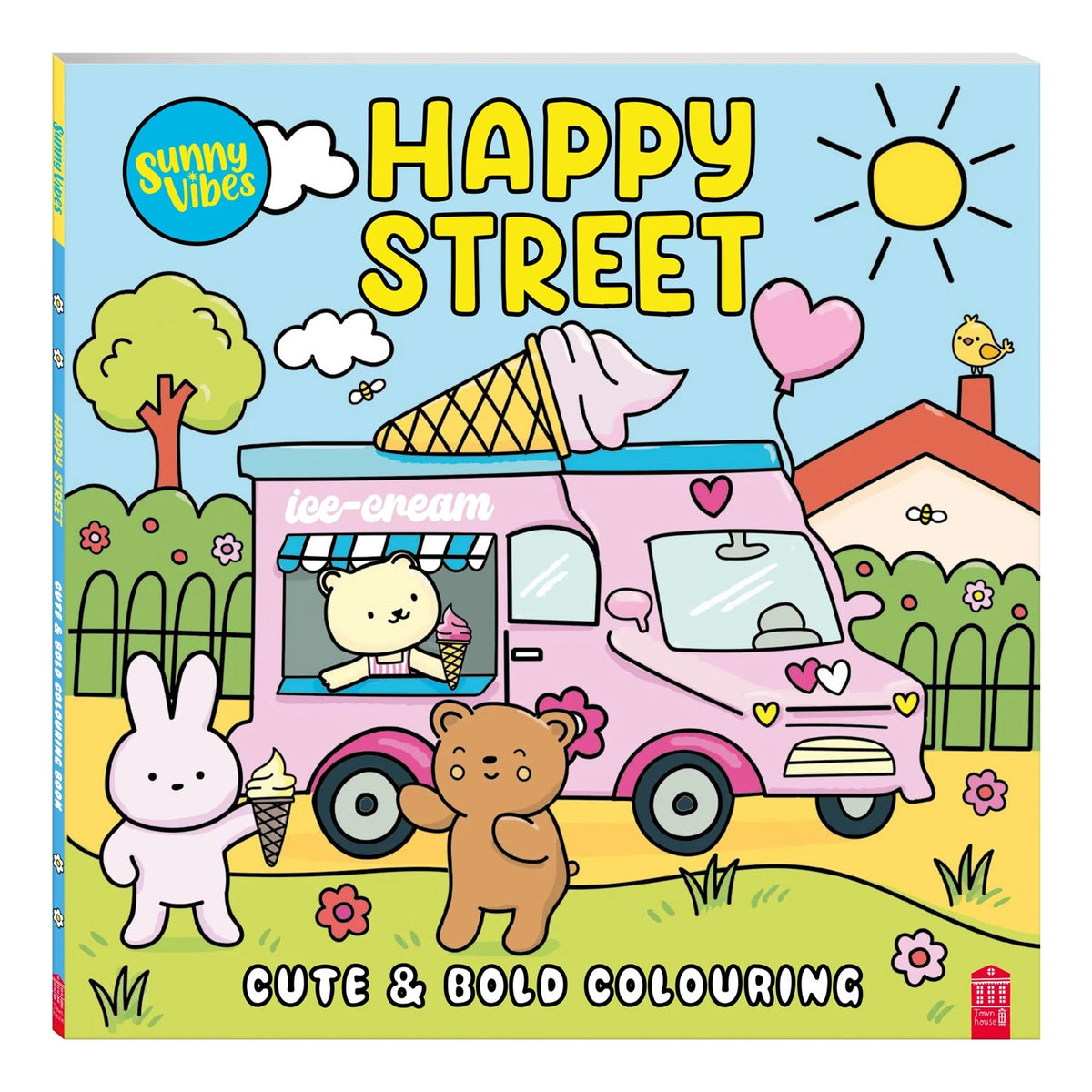 Sunny Vibes Cute & Bold Cosy Colouring Book Bundle