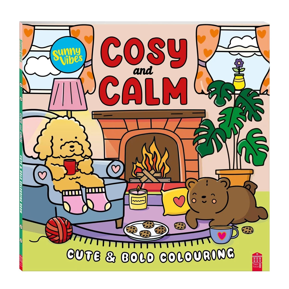 Sunny Vibes Cute & Bold Cosy Colouring Book Bundle