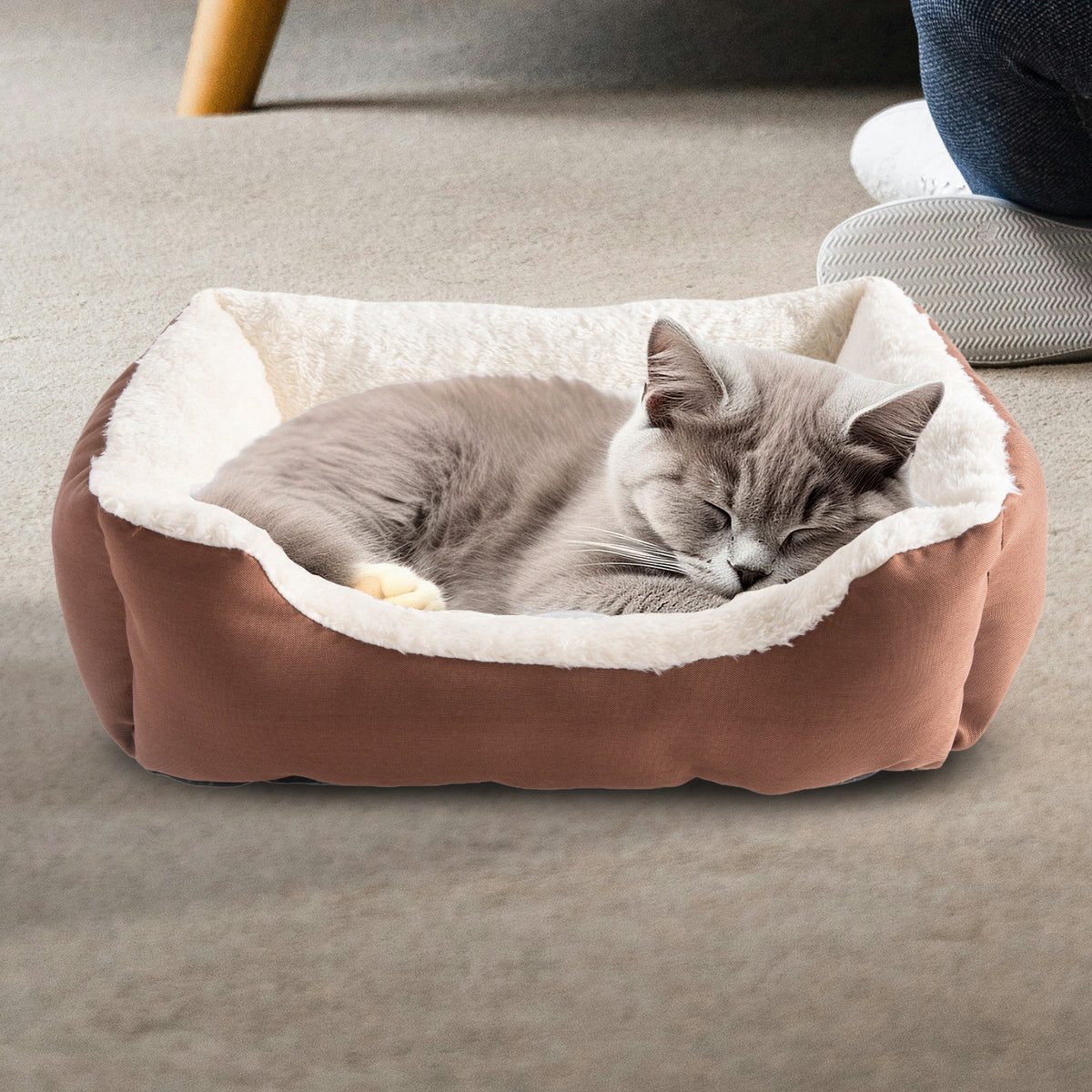 Soft Fleece Pet Bed for Dogs & Cats - Choose your Size & Colour