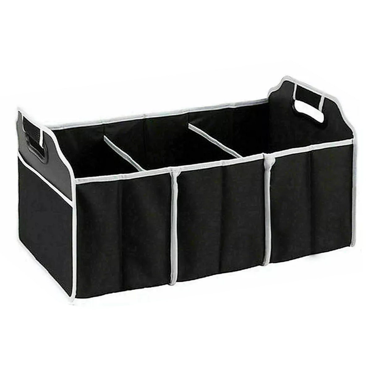 40L Black Foldable Car Boot Organiser -  Pack of 1 or 2