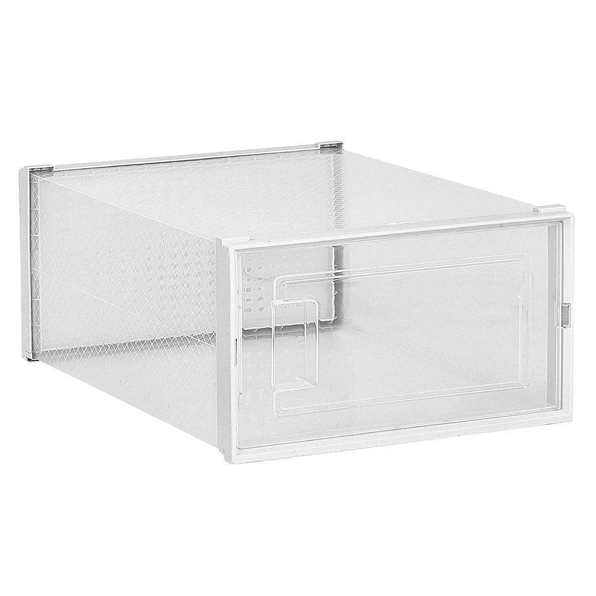 Clear Shoe Box Stackable Clickable Storage - Pack of 6 or 12
