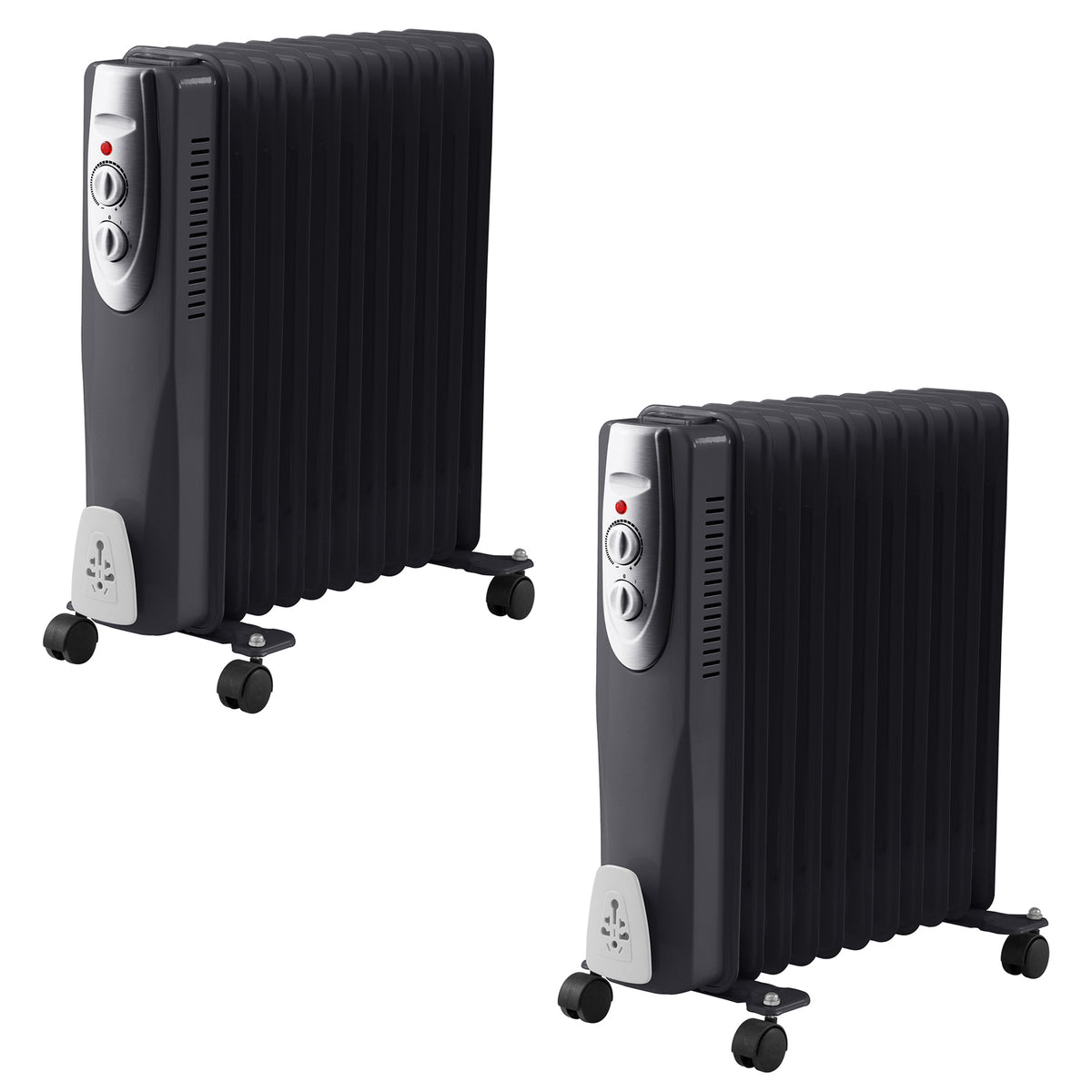 GlowmasterUK Oil Filled Radiator - Available in Black & White