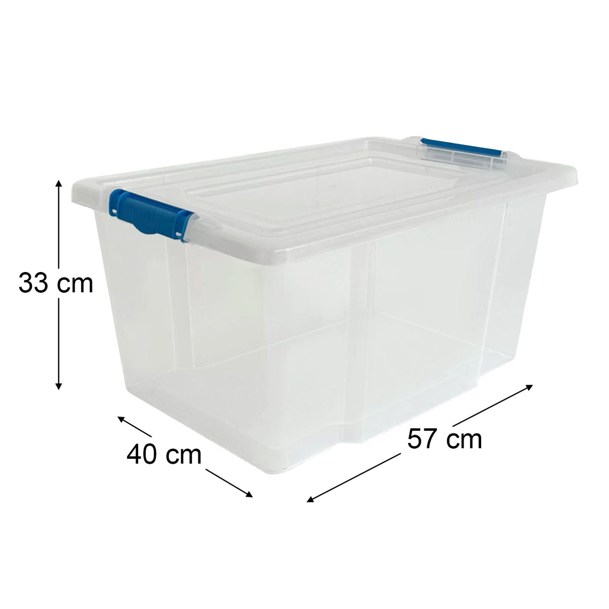 50L or 80L Click N Store Box by STASH'D Storage –  Pack of 1 or 3