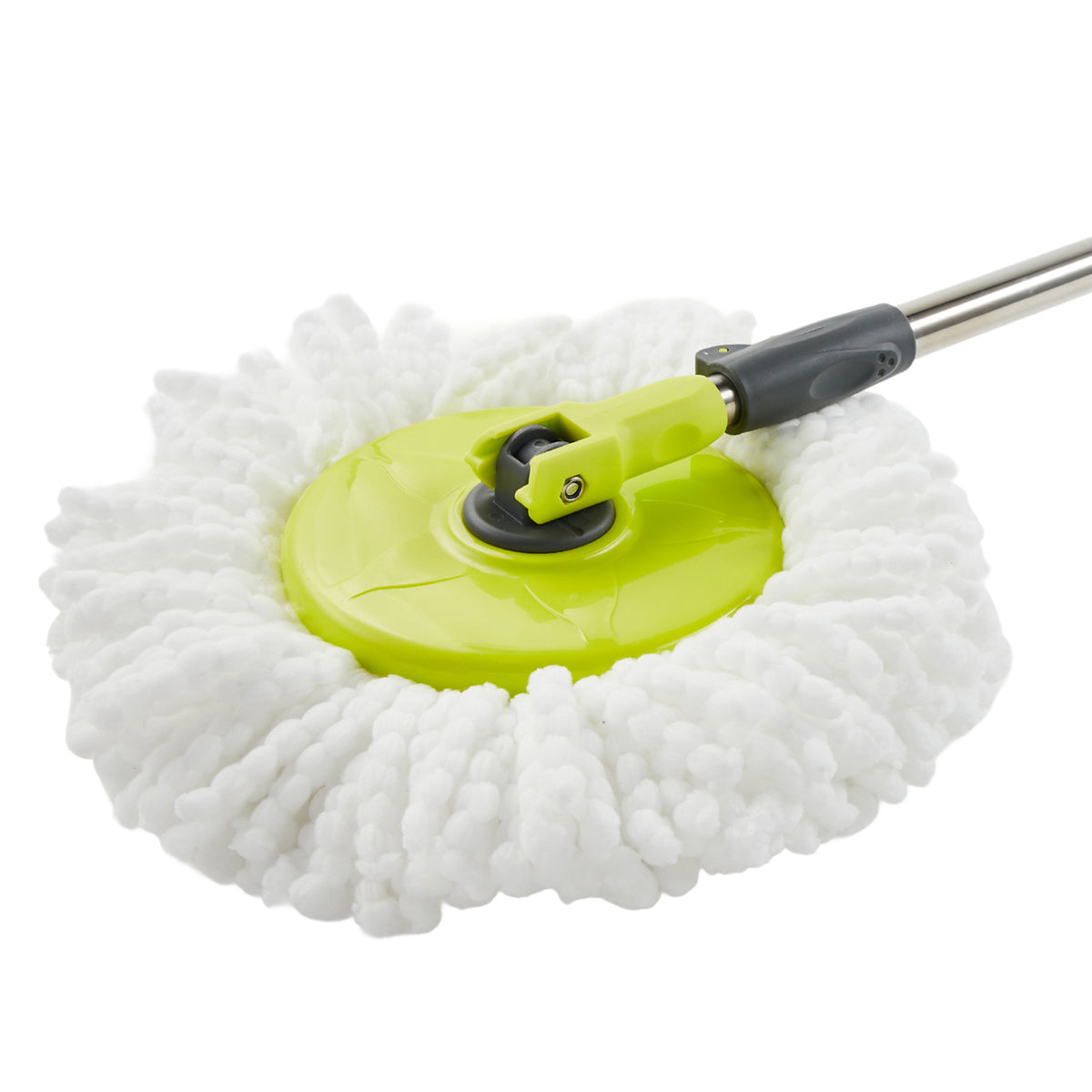 Microfibre Spin Mop & 16L Bucket Set – Green & White