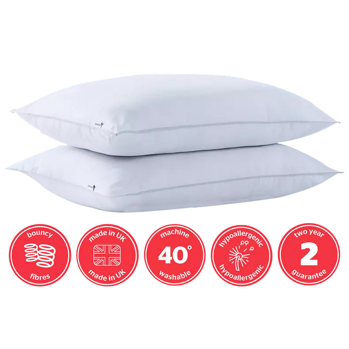 Pack of 2 Silentnight Bounceback Pillows