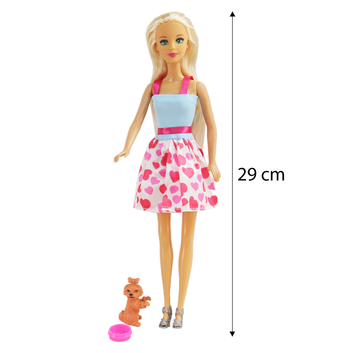 30cm Doll with Pet Dog & Accessories Gift Set