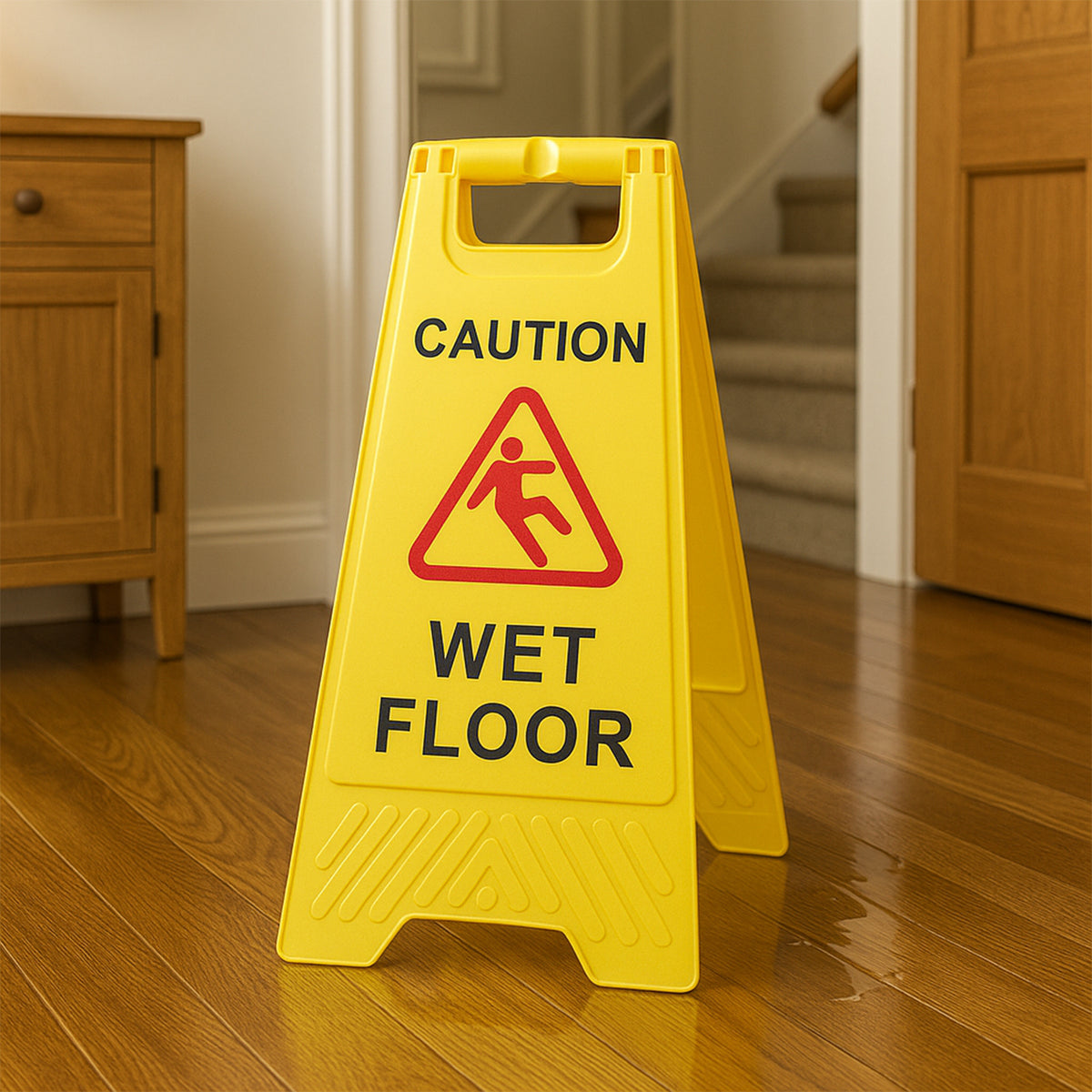 Caution Wet Floor Sign by The Cleaning Expert