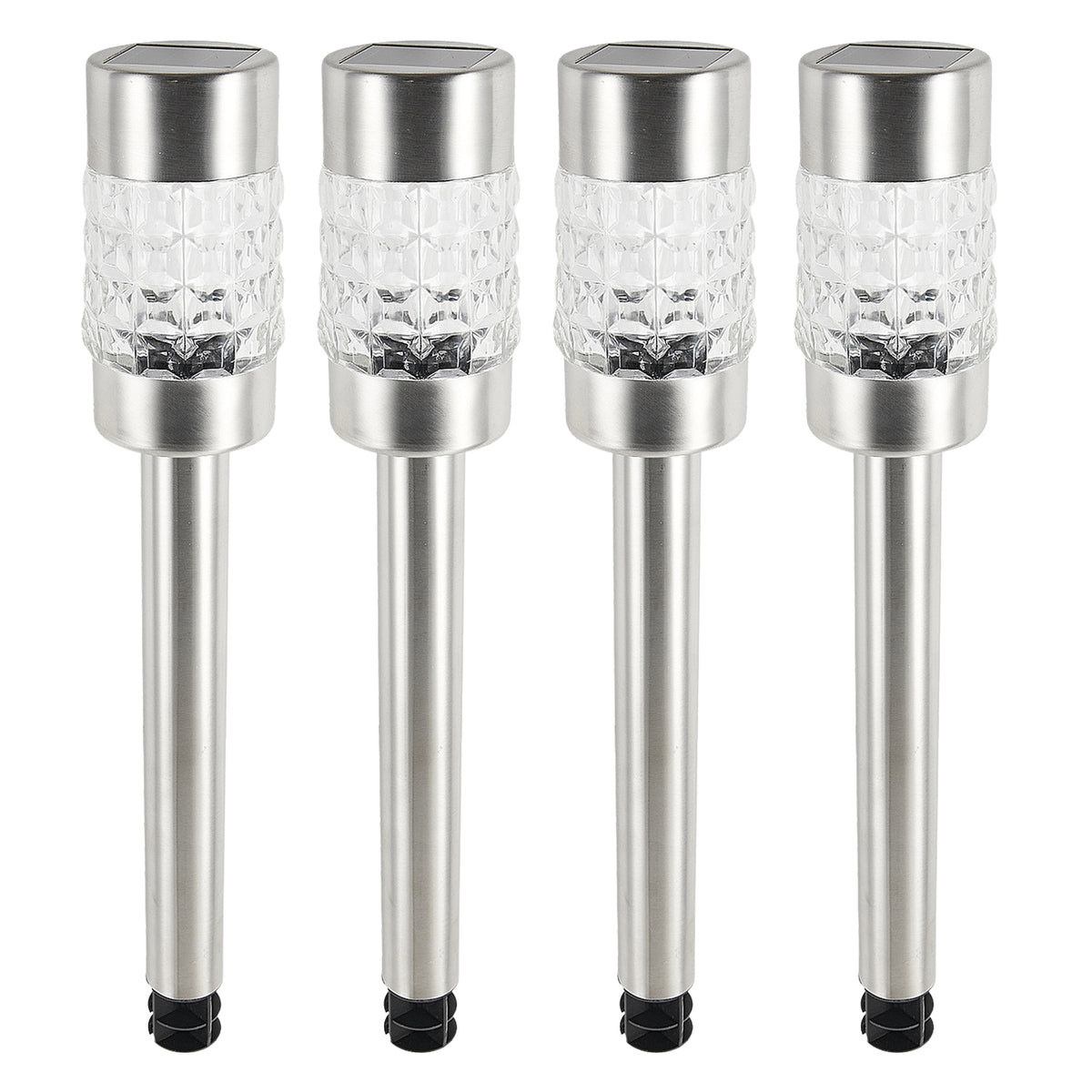 Solar Bollard Stake Lights – Regular or Large |  Pack of 1, 2 or 4
