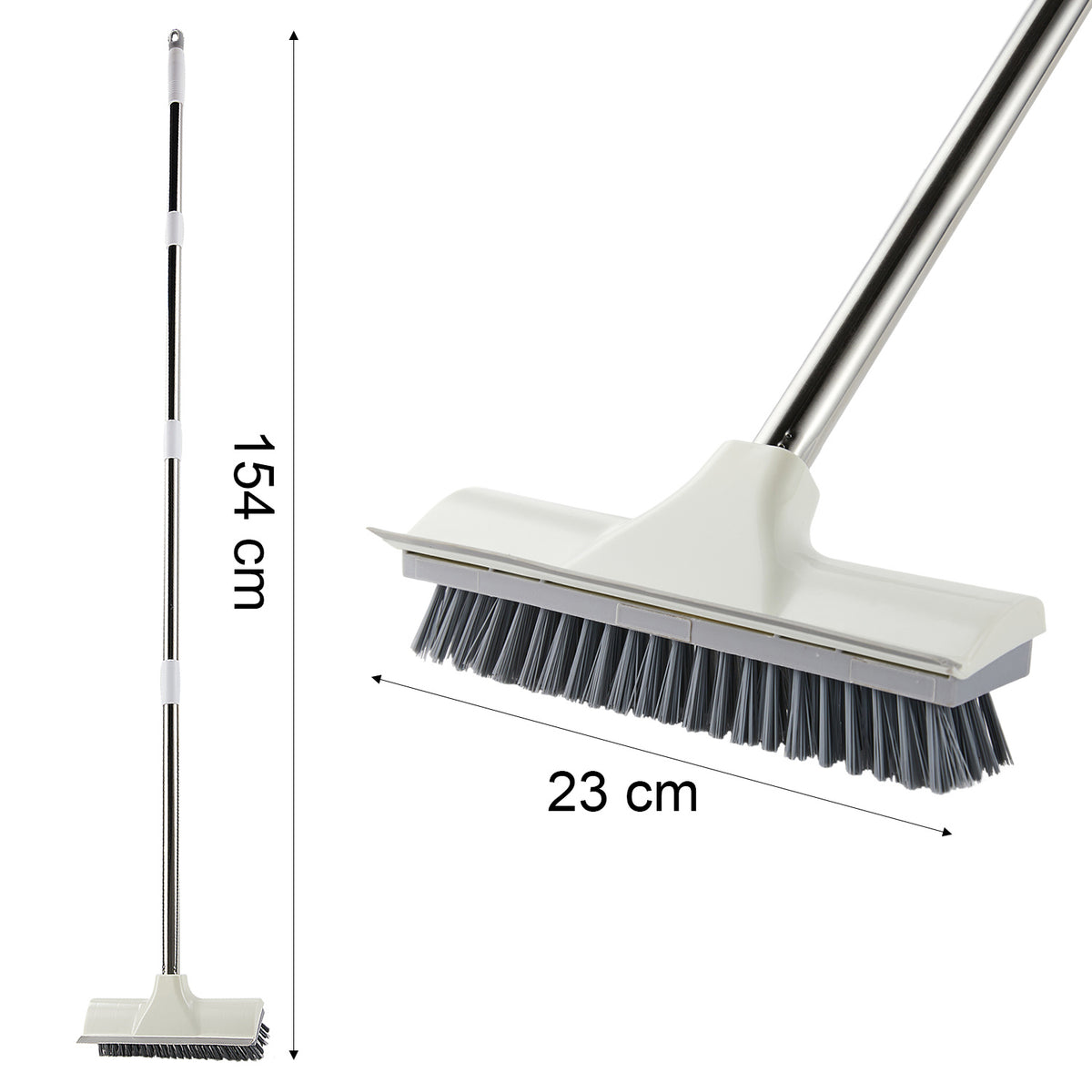 All Surface Cleaning Broom with Squeegee by The Cleaning Expert