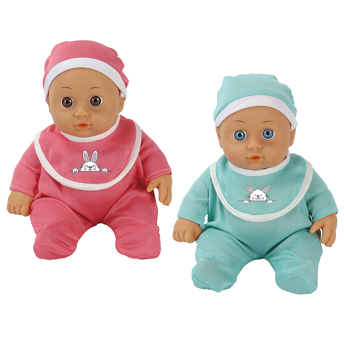 23cm Baby Doll with Accessories | Pink or Blue Set