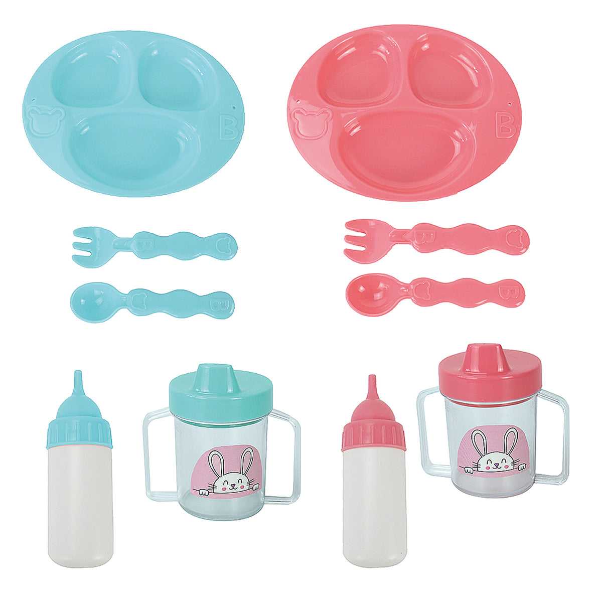 23cm Baby Doll with Accessories | Pink or Blue Set