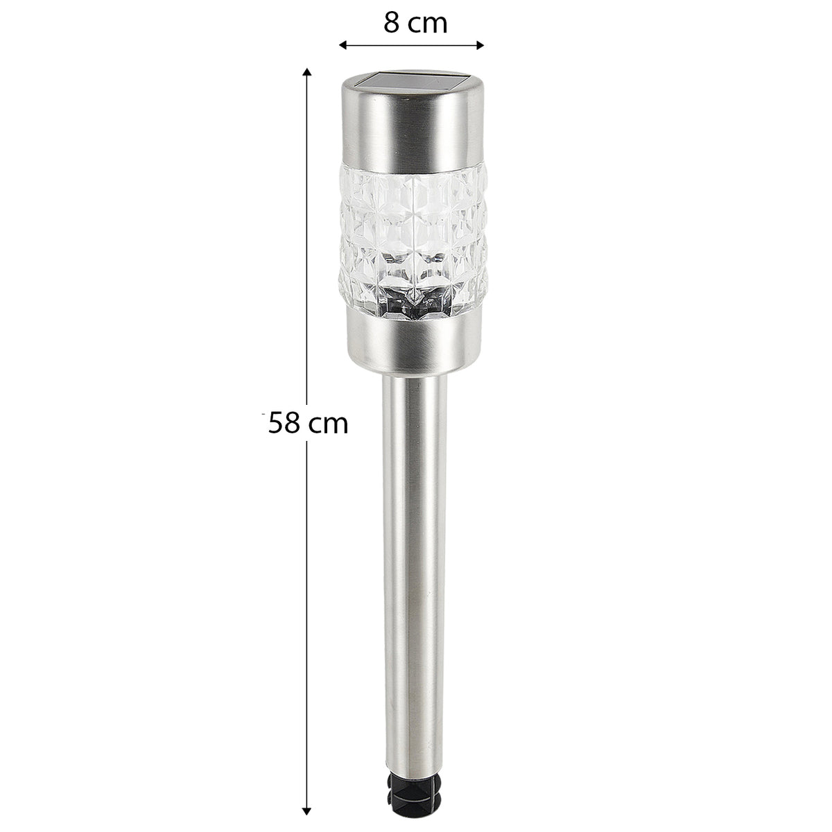 Solar Bollard Stake Lights – Regular or Large |  Pack of 1, 2 or 4