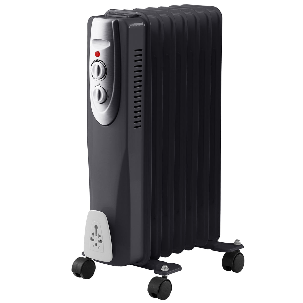 Black 11 Fin 2500W Oil Filled Radiator