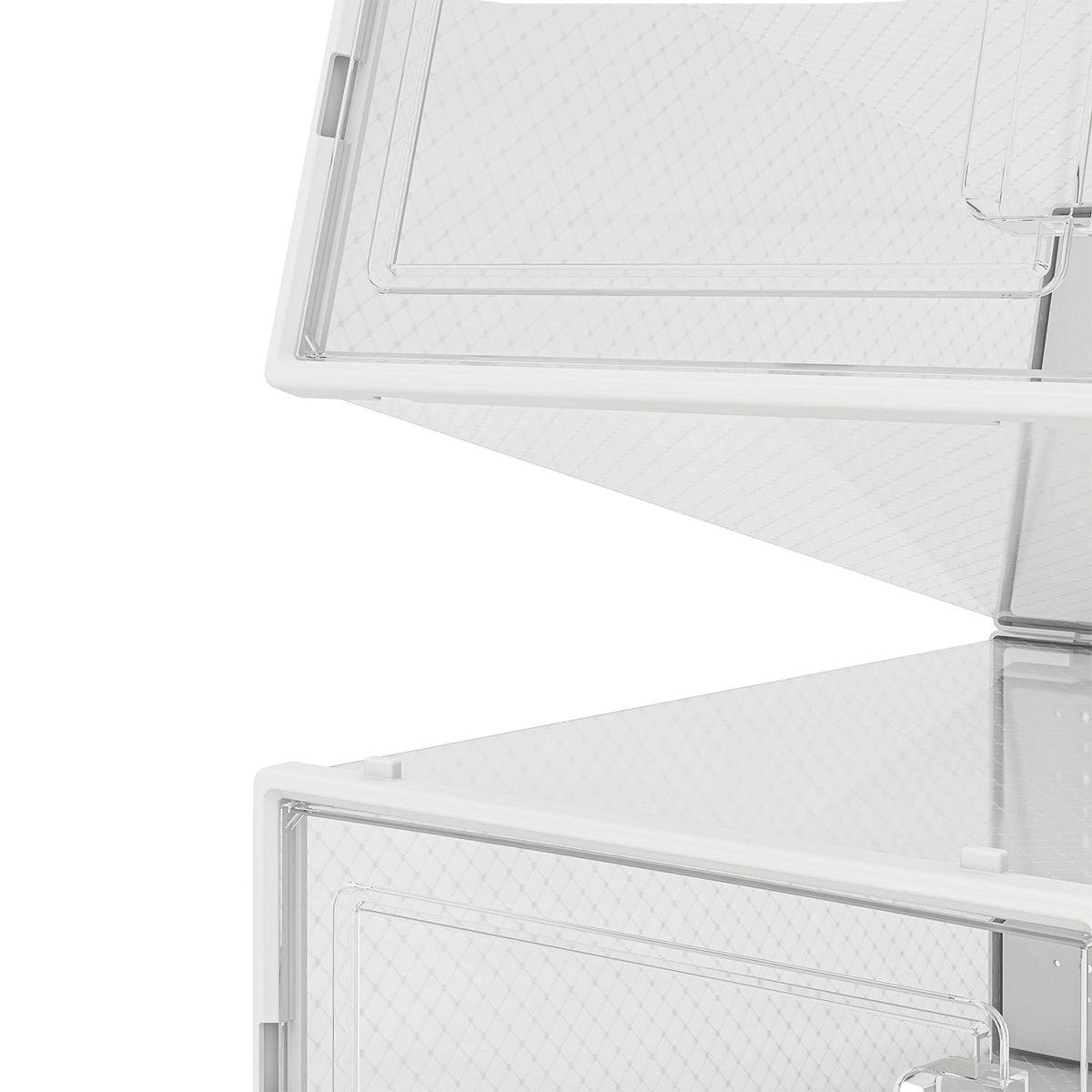 Clear Shoe Box Stackable Clickable Storage - Pack of 6 or 12