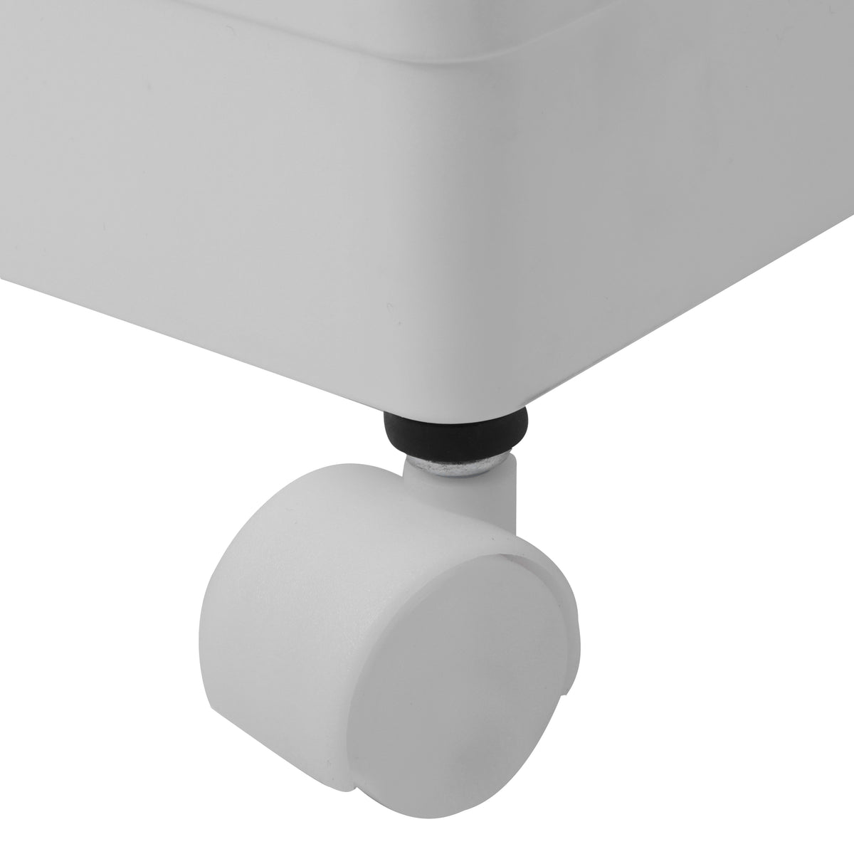 4 Tier Wide Storage Trolley with Wheels – Black or White