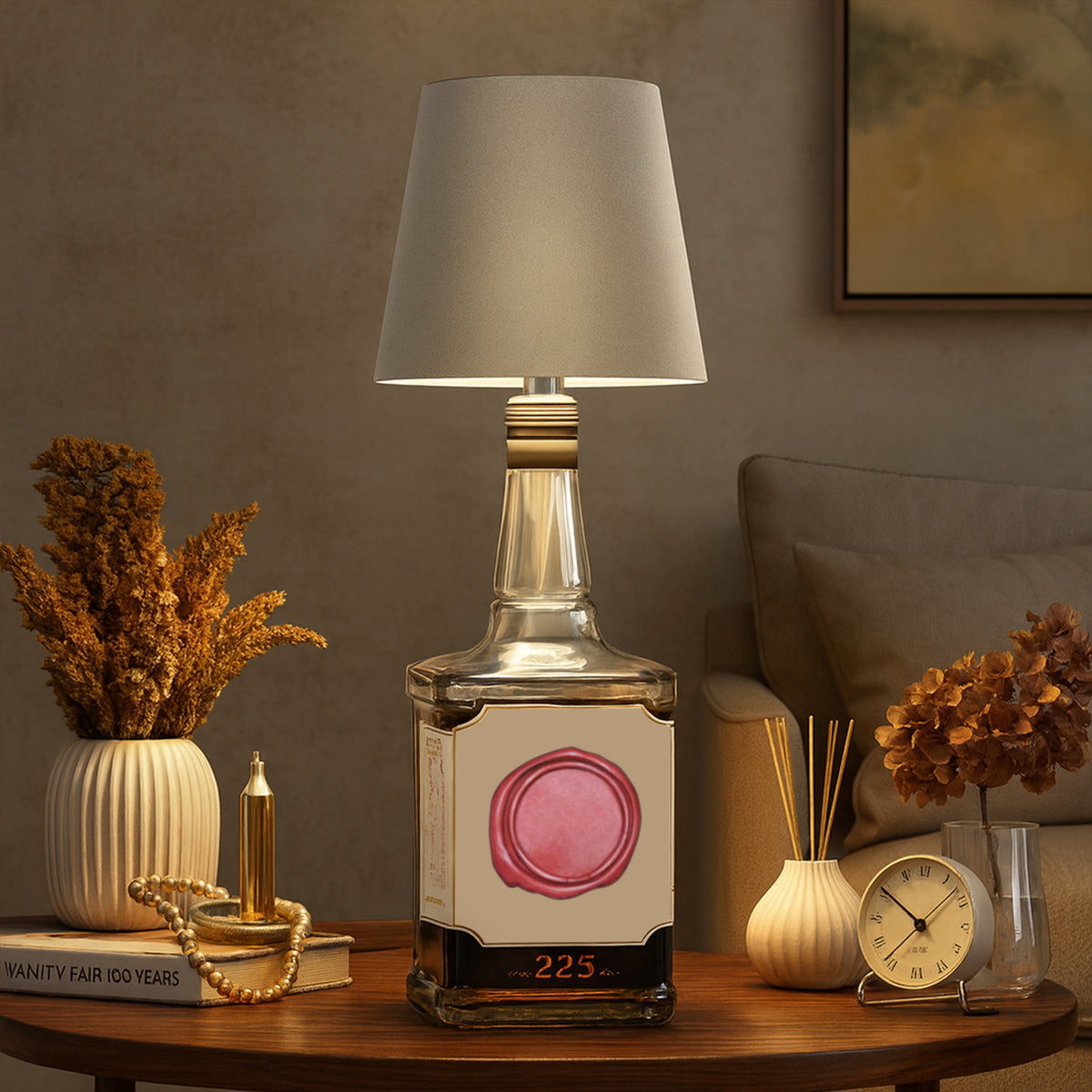 Cordless LED Bottle Stopper Lamp