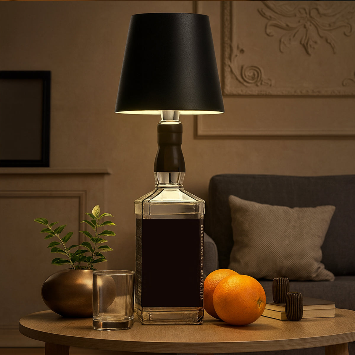 Cordless LED Bottle Stopper Lamp