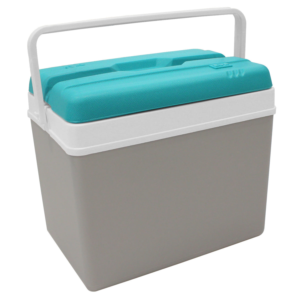 Insulated Cooler Box with Handle – 15L, 24L & 35L – Turquoise or Grey