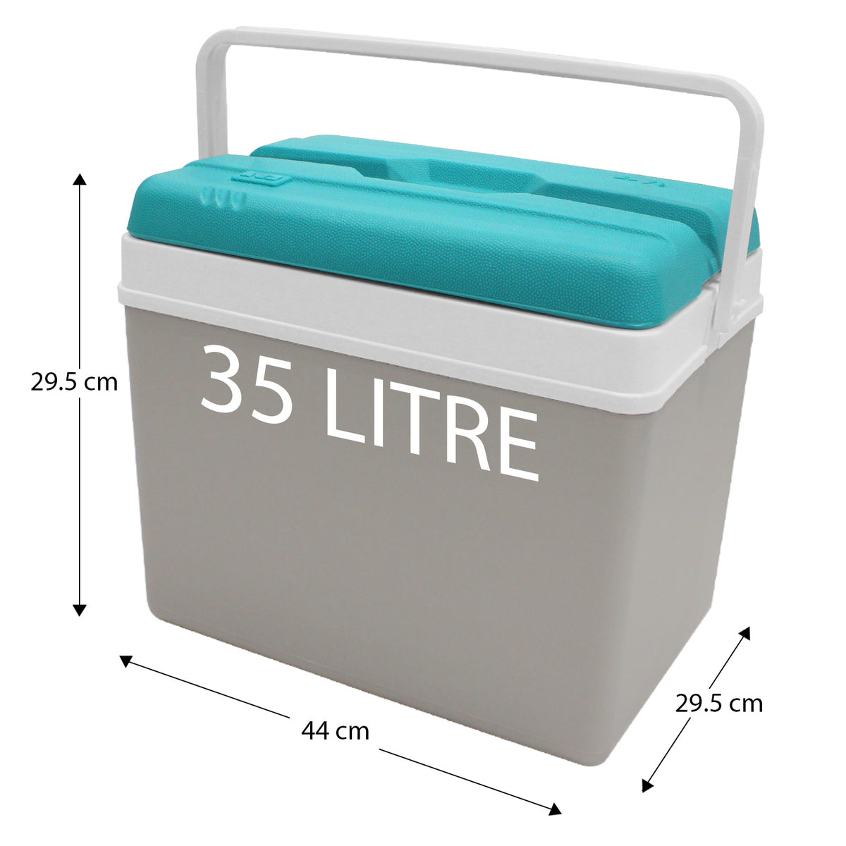 Grey 35 Litre Cool Box