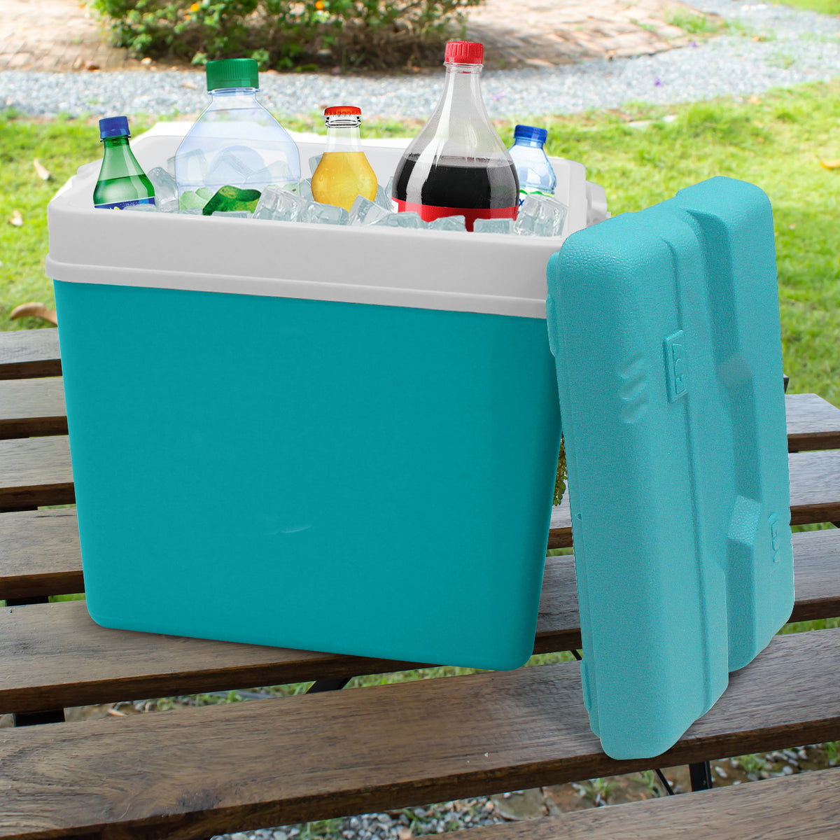Turquoise 24 Litre Cool Box