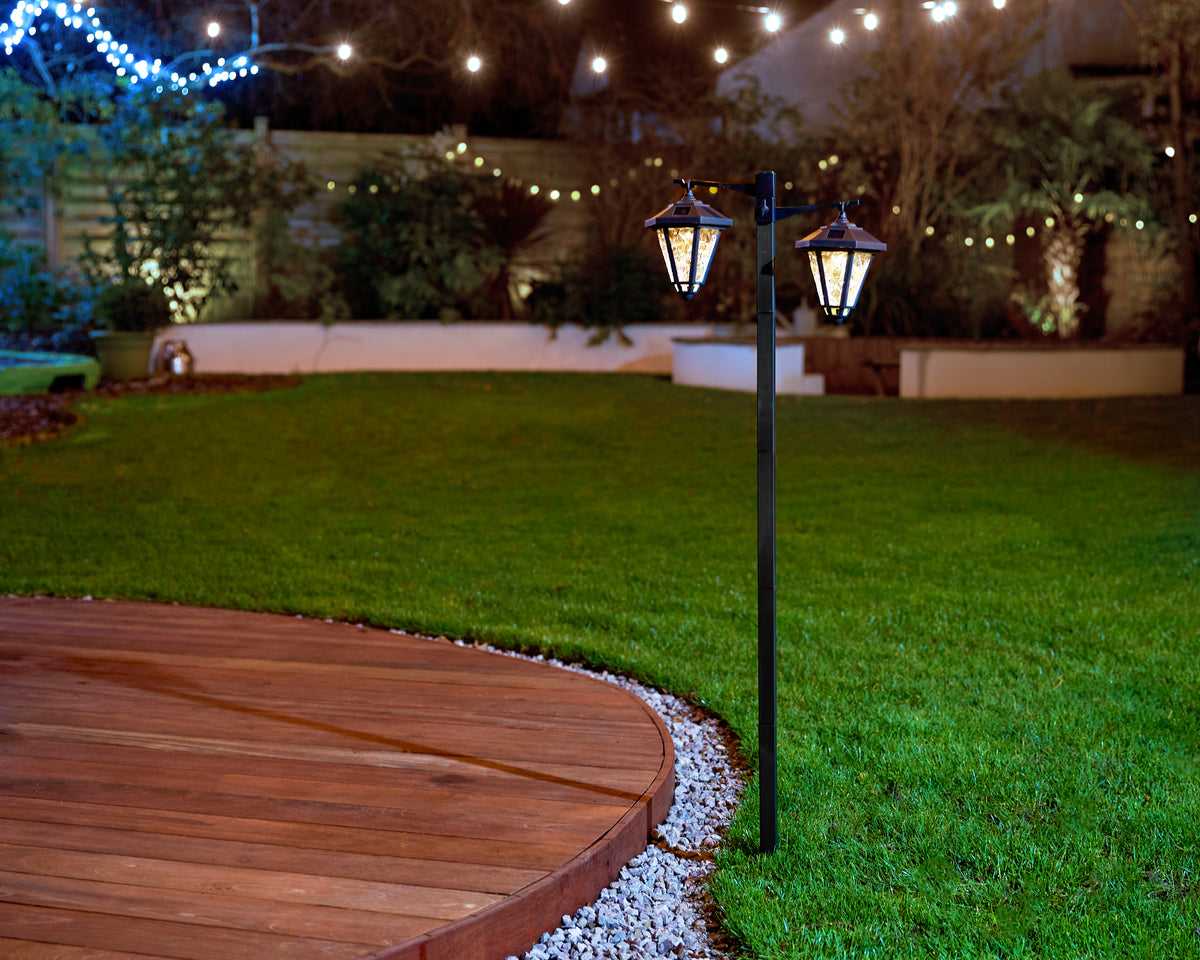 1.4 Metre Large Solar Lamp Post Light - Pack of 1 or 2