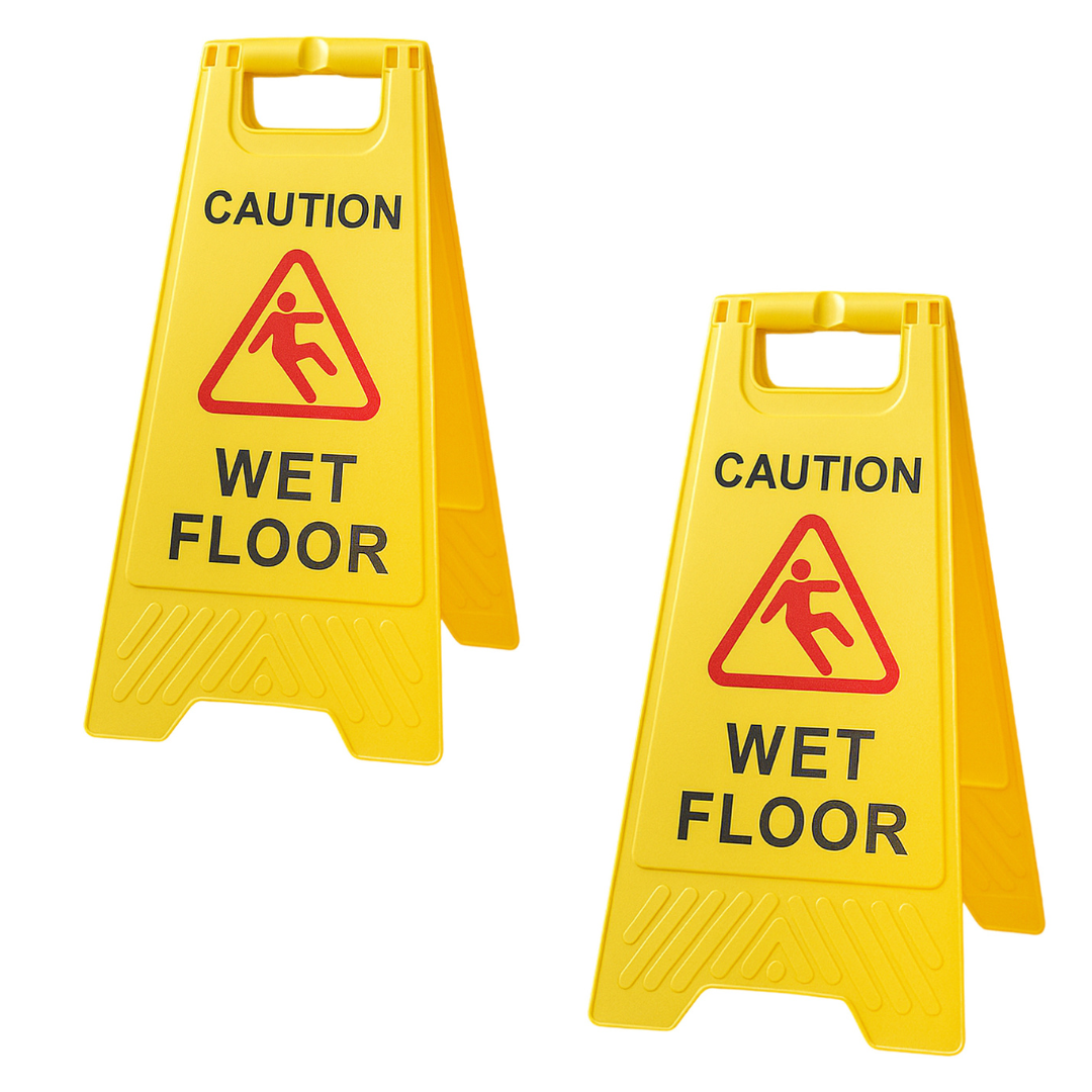 Caution Wet Floor Sign by The Cleaning Expert