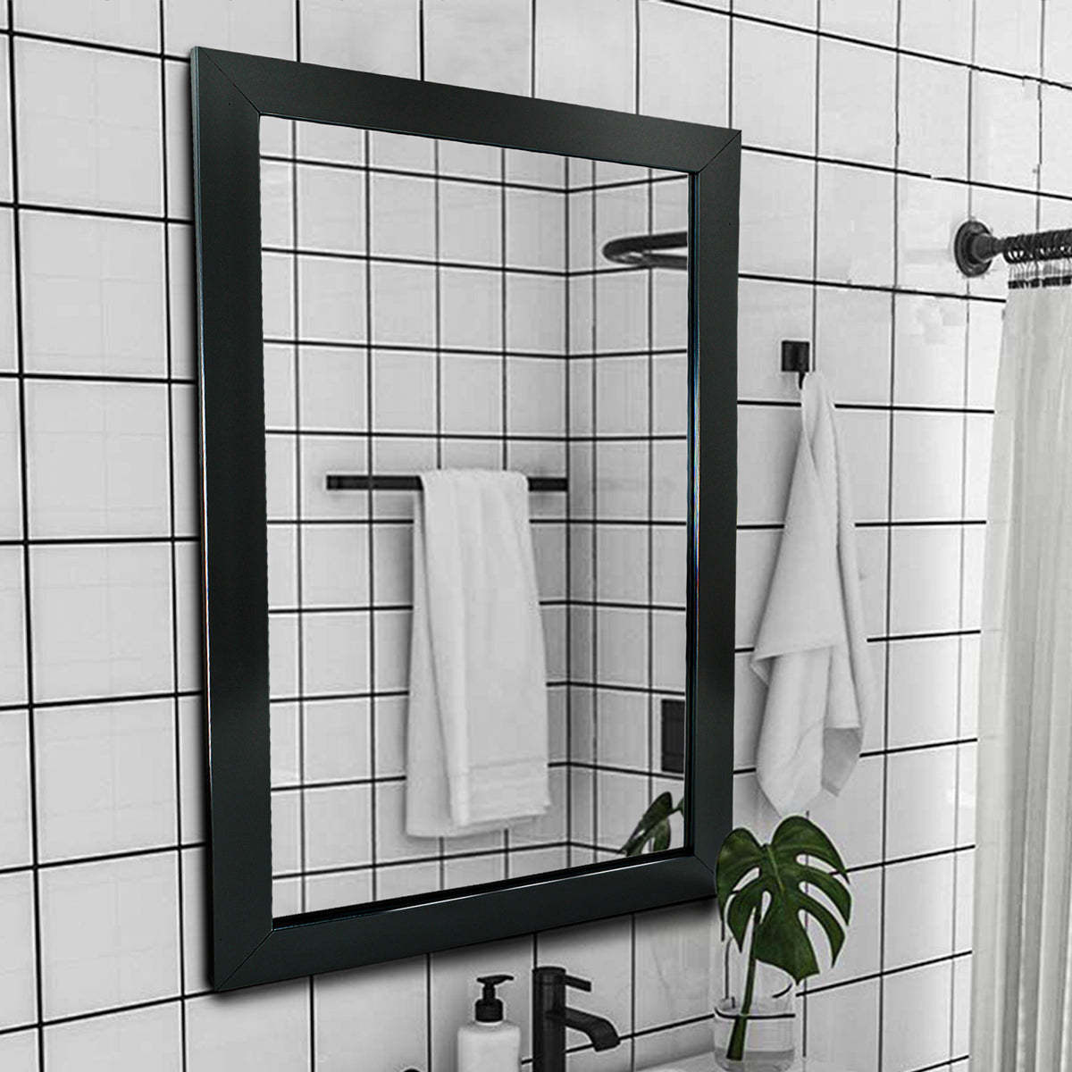 Wall Mounted or Freestanding Mirror by DANIEL JAMES PRODUCTS – Choose Your Size & Colour