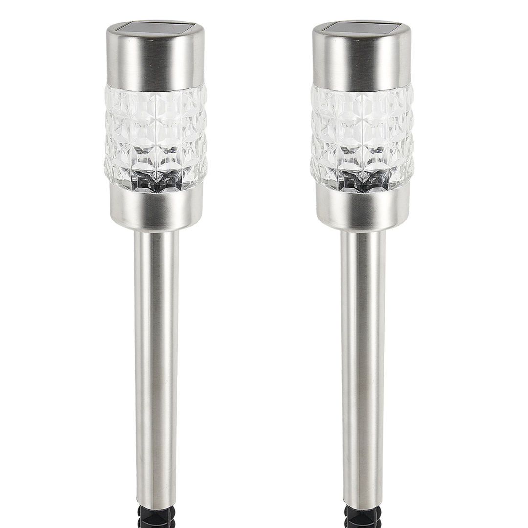 Solar Bollard Stake Lights – Regular or Large |  Pack of 1, 2 or 4