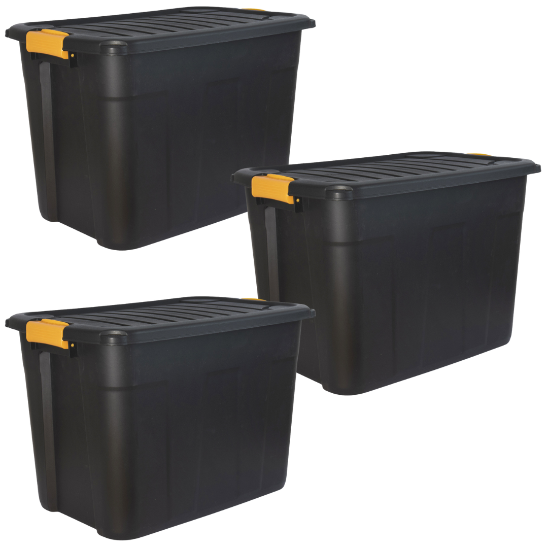 Parabox Lockable Heavy Duty Stackable Storage Box & Lid - 20L or 42L