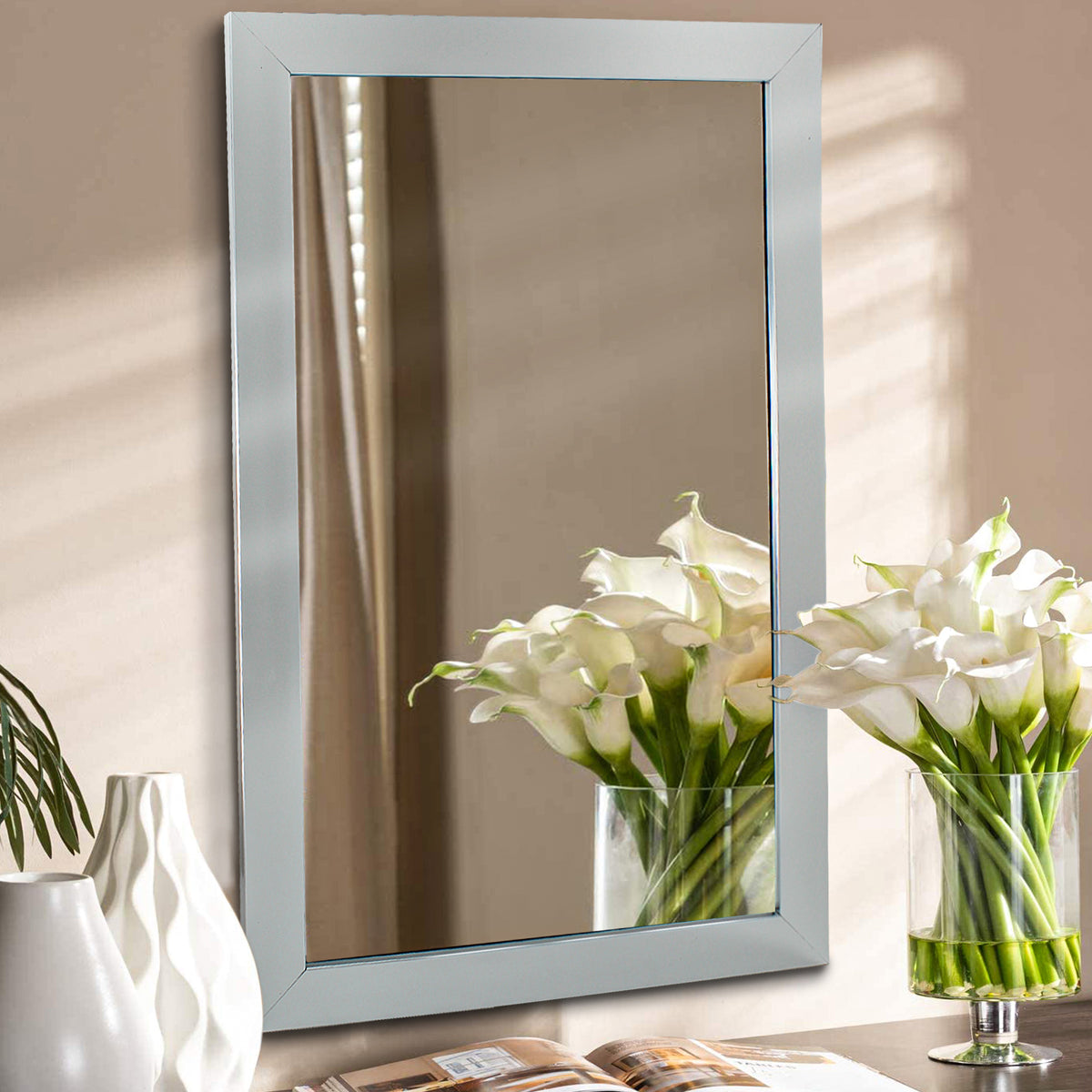 Wall Mounted or Freestanding Mirror by DANIEL JAMES PRODUCTS – Choose Your Size & Colour