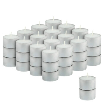 50 or 100 Unscented White Tealights