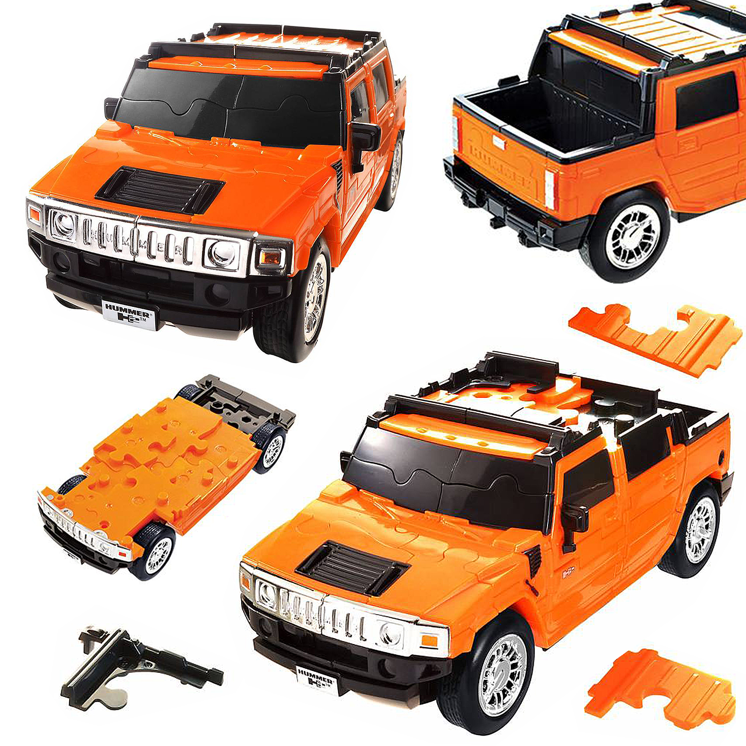 Mini Cooper Hummer Toy Model 3D Jigsaw Puzzle Cars Play BMW Lamborghini 