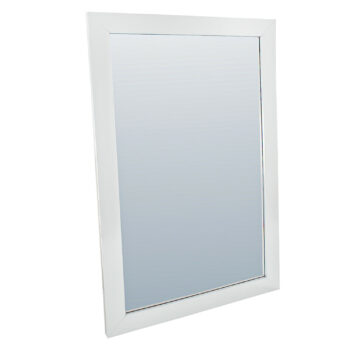White Wall Mounted Framed Mirror
