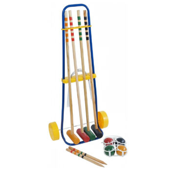 Kidz Gamez Wooden Croquet Set
