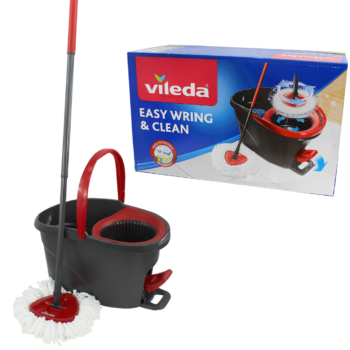 Vileda Mop & Bucket Set with Easy Wring Turbo Foot Pedal