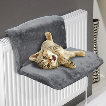 Grey Cat Hammock Style Radiator Bed