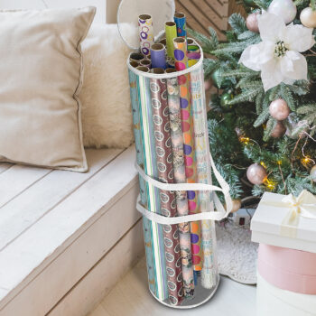 Wrapping Paper Roll Storage Bag