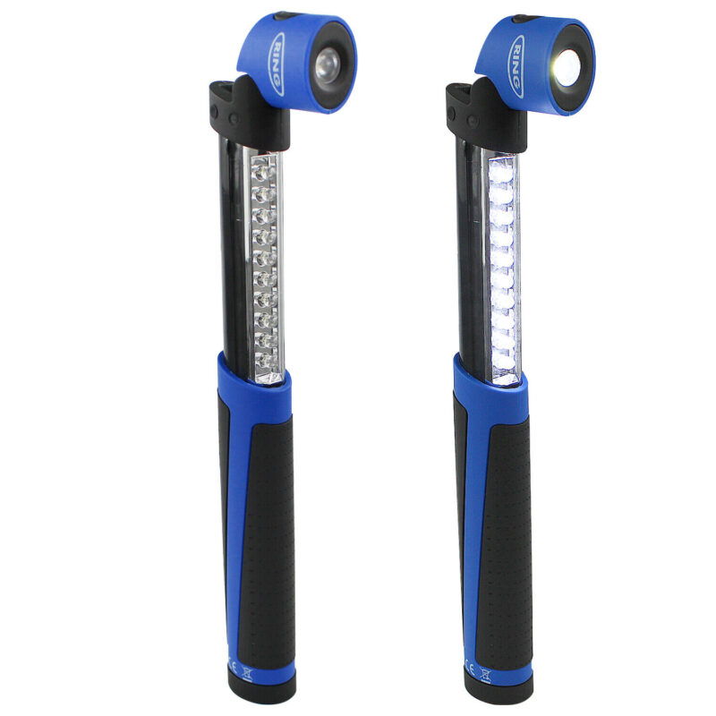 Set of 2 11 LED Extendable Magnetic Inspection Torches