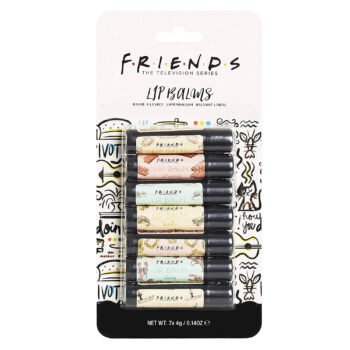7 Pack of FRIENDS The Television Series Flavoured Lip Balm